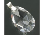 Wisiorek srebrny z kryształem swarovskiego Wisiorek srebrny z opalitem